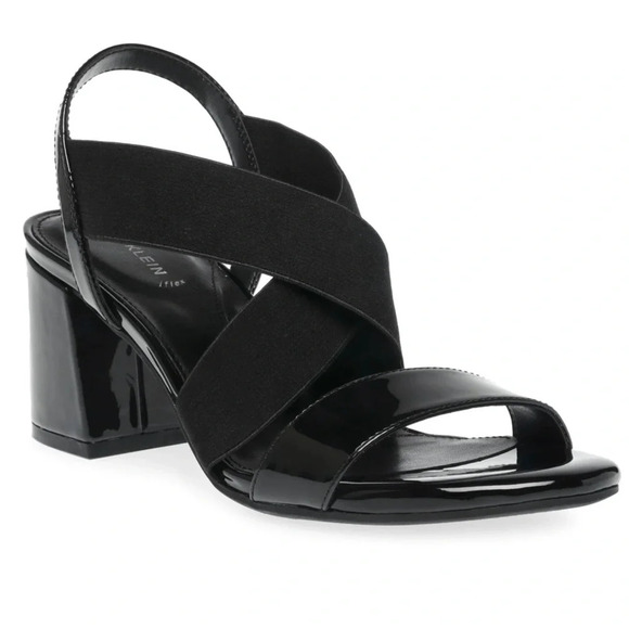 Anne Klein Ressa Block Heels Size 10 Black Women’s Shoes - Picture 1 of 9